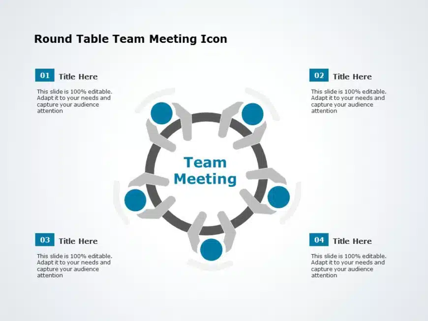 Round Table Conference 03 PowerPoint Template