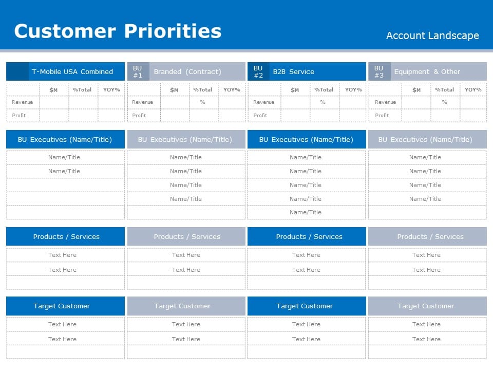 Sales Account Plan Template Ppt Free