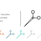 Scissor Icon 03 PowerPoint Template
