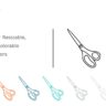 Scissor Icon 04 PowerPoint Template