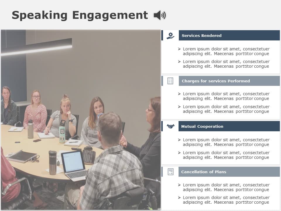 Speaking Engagement 03 PowerPoint Template & Google Slides Theme