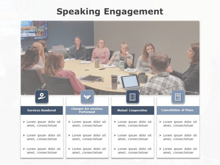Speaking Engagement 04 PowerPoint Template
