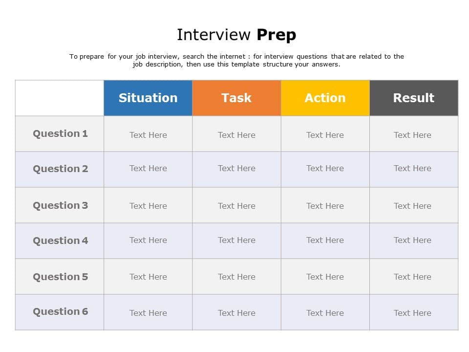 Star Interview 04 PowerPoint Template & Google Slides Theme