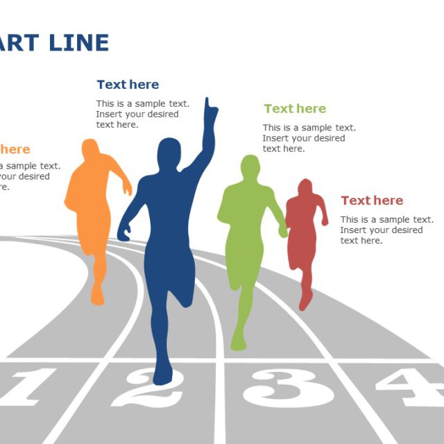 Start Line 05 PowerPoint Template