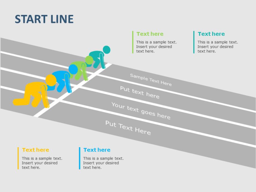 Start Line 05 PowerPoint Template | SlideUpLift