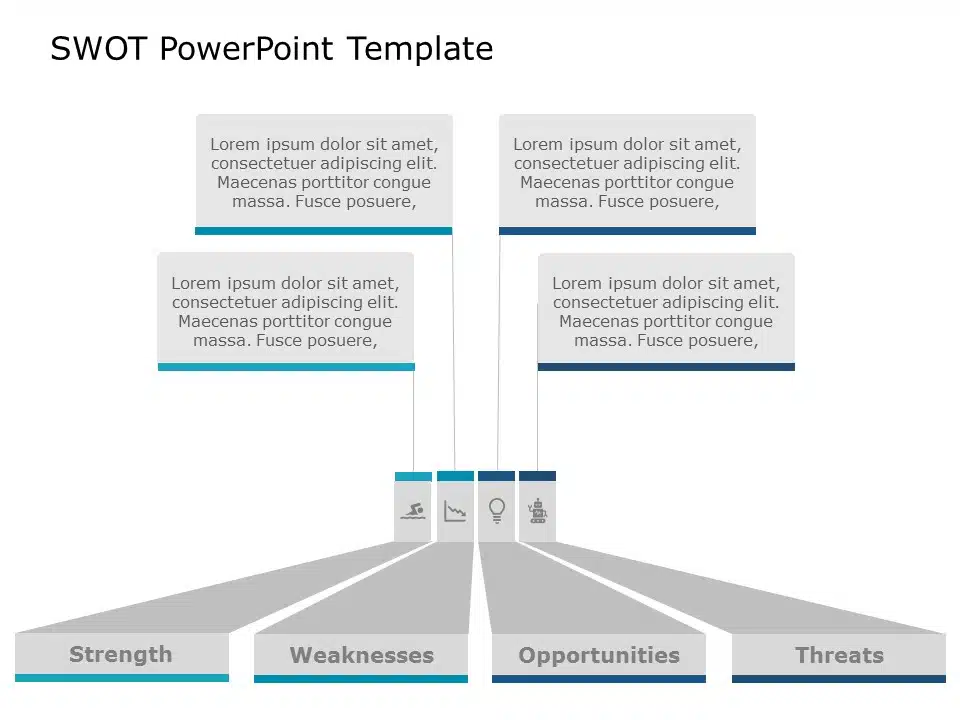 SWOT Analysis Animation 01 PowerPoint Template & Google Slides Theme