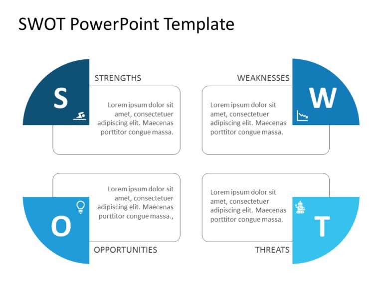 SWOT Analysis Animation 02 PowerPoint Template & Google Slides Theme