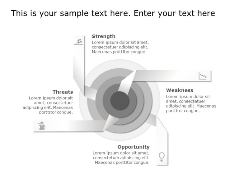SWOT Analysis Animation 04 PowerPoint Template & Google Slides Theme