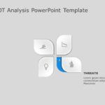 4 Steps Petal PowerPoint Template