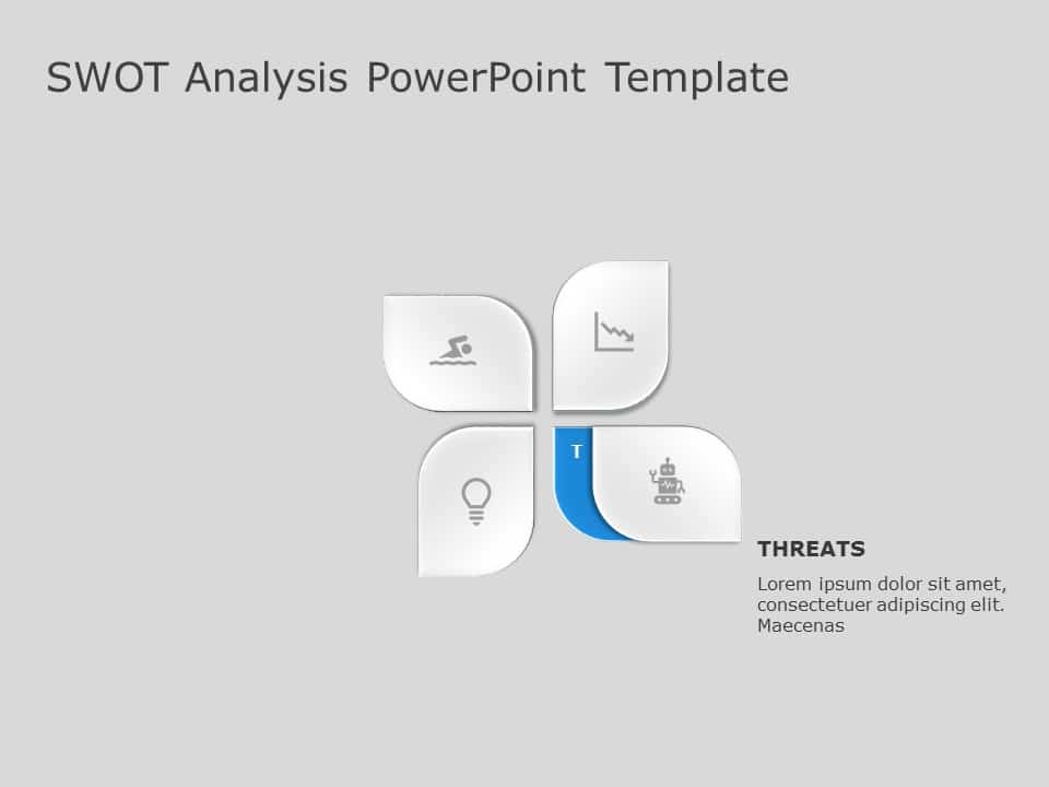 SWOT Analysis Animation PowerPoint Template & Google Slides Theme