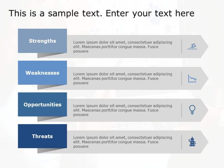 SWOT Analysis Example PowerPoint Template