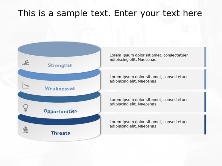 SWOT Analysis Presentation PowerPoint Template & Google Slides Theme