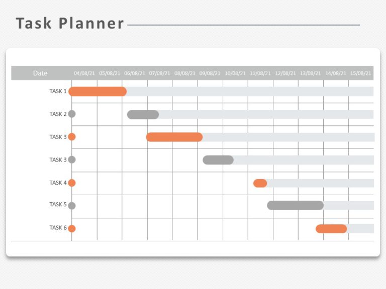 Task Planner & Daily Report PowerPoint Template