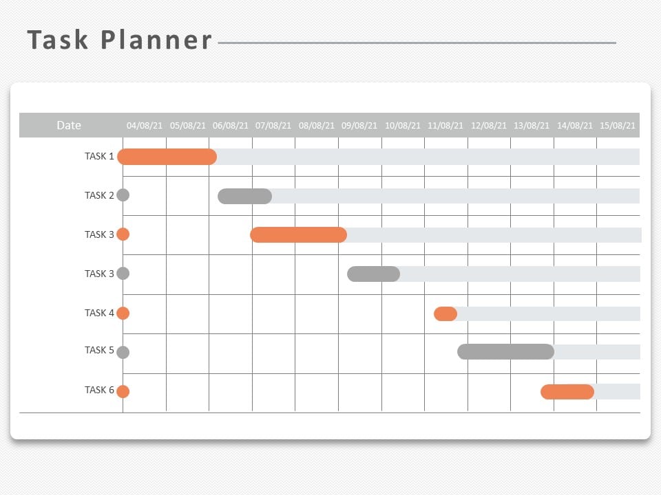 Task Planner & Daily Report PowerPoint Template & Google Slides Theme