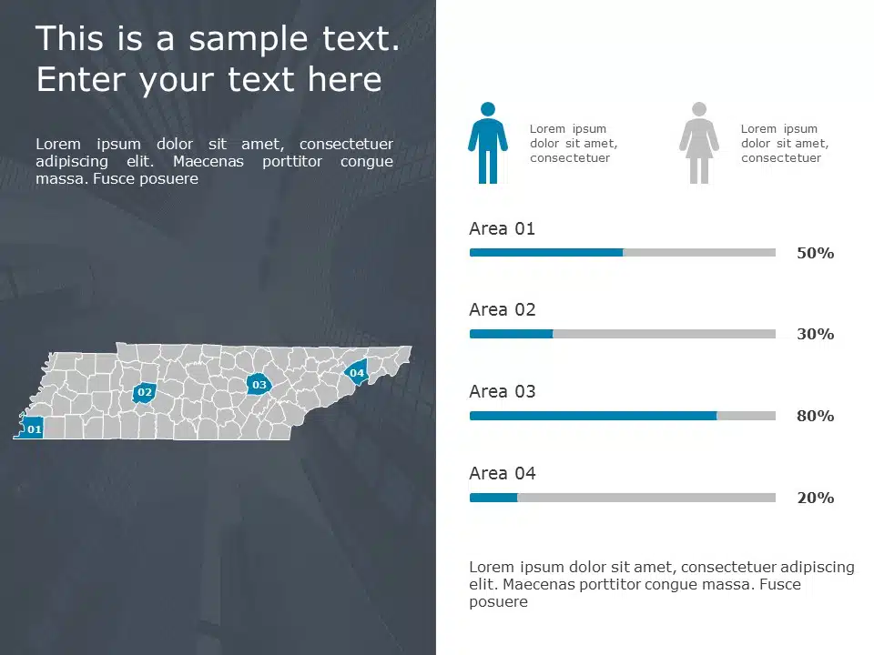 Tennessee Demographic Profile 2 PowerPoint Template & Google Slides Theme