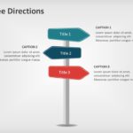 Multiple Path Options 1 PowerPoint Template