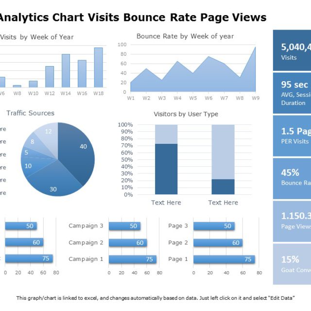 Marketing Dashboard 01 PowerPoint Template