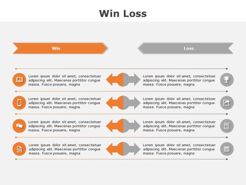Editable Win Los Analysis Templates For PowerPoint SlideUpLift