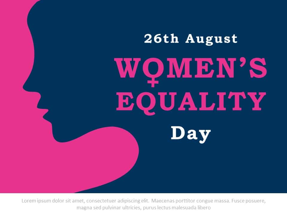 Women Equality Day 04 PowerPoint Template
