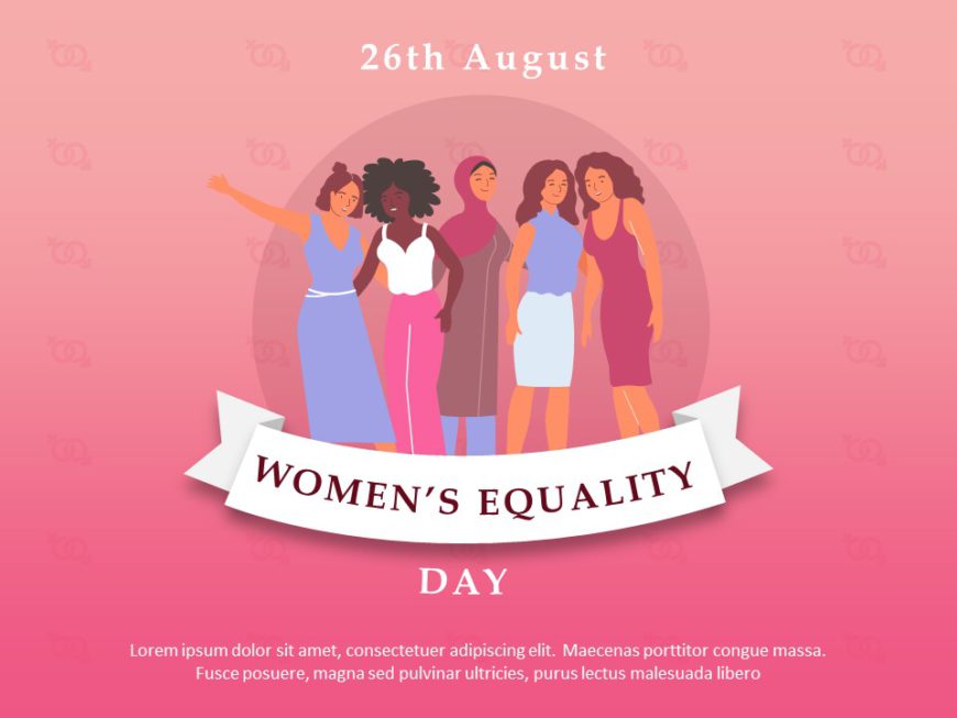 Women Equality Day 07 PowerPoint Template