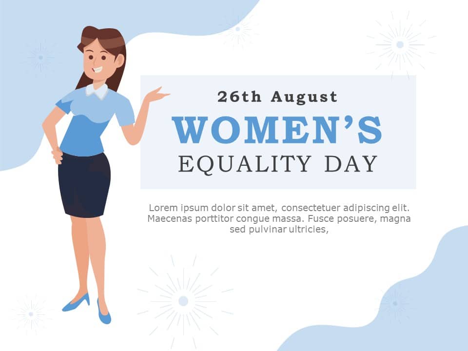 Women Equality Day 10 PowerPoint Template & Google Slides Theme