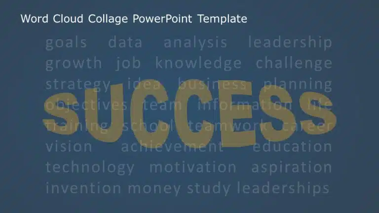 word cloud collage PowerPoint Template & Google Slides Theme