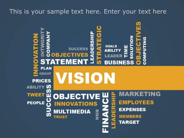 Word Cluster PowerPoint Template