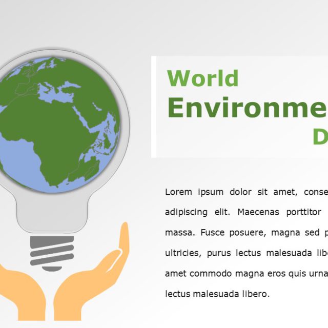 make a powerpoint presentation on world environment day