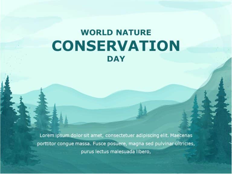 World Nature Conservation Day 01 PowerPoint Template