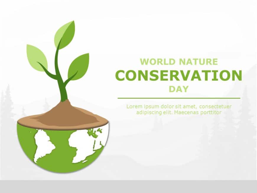 World Nature Conservation Day 05 PowerPoint Template