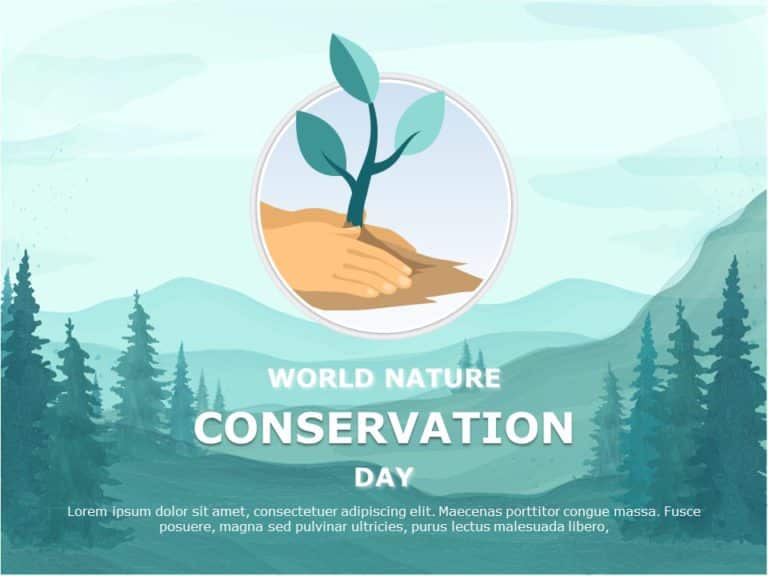 World Nature Conservation Day 06 PowerPoint Template & Google Slides Theme