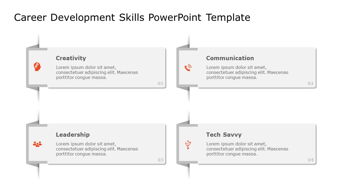 Career Development Skills PowerPoint Template & Google Slides Theme