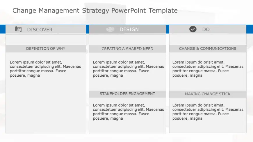 Change Management Strategy 02 PowerPoint Template