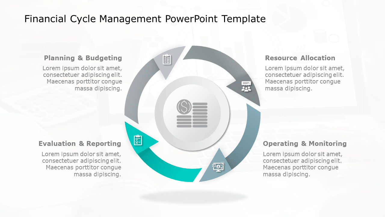 Financial Cycle Management PowerPoint Template & Google Slides Theme