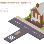 Home Road Isometric PowerPoint Template & Google Slides Theme