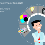 Idea Isometric PowerPoint Template & Google Slides Theme