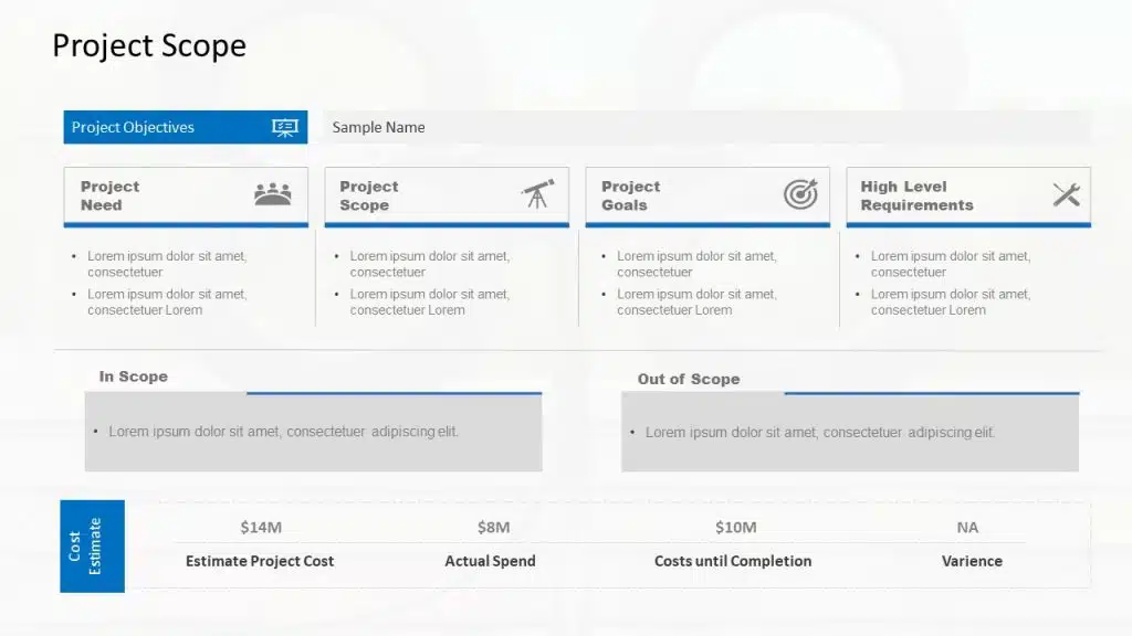 Project Scope Template