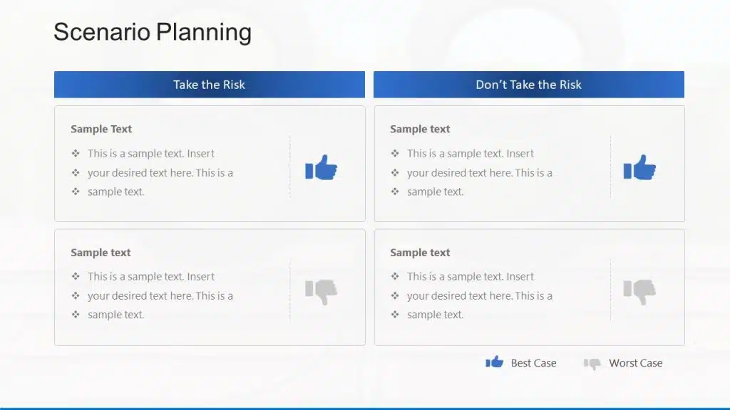 Scenario Planning Template