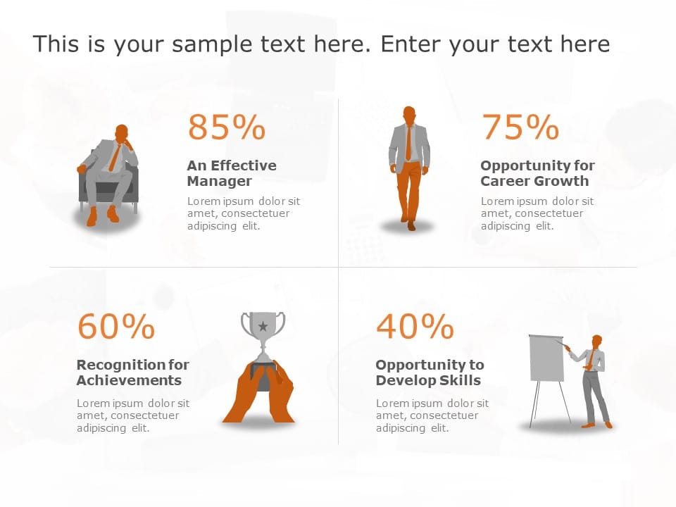 Survey Results Facts PowerPoint Template & Google Slides Theme