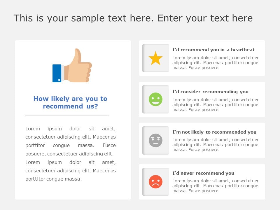 Quiz Survey Question Slide PowerPoint Template & Google Slides Theme