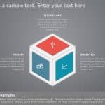 3D Strategy Stacked Boxes PowerPoint Template