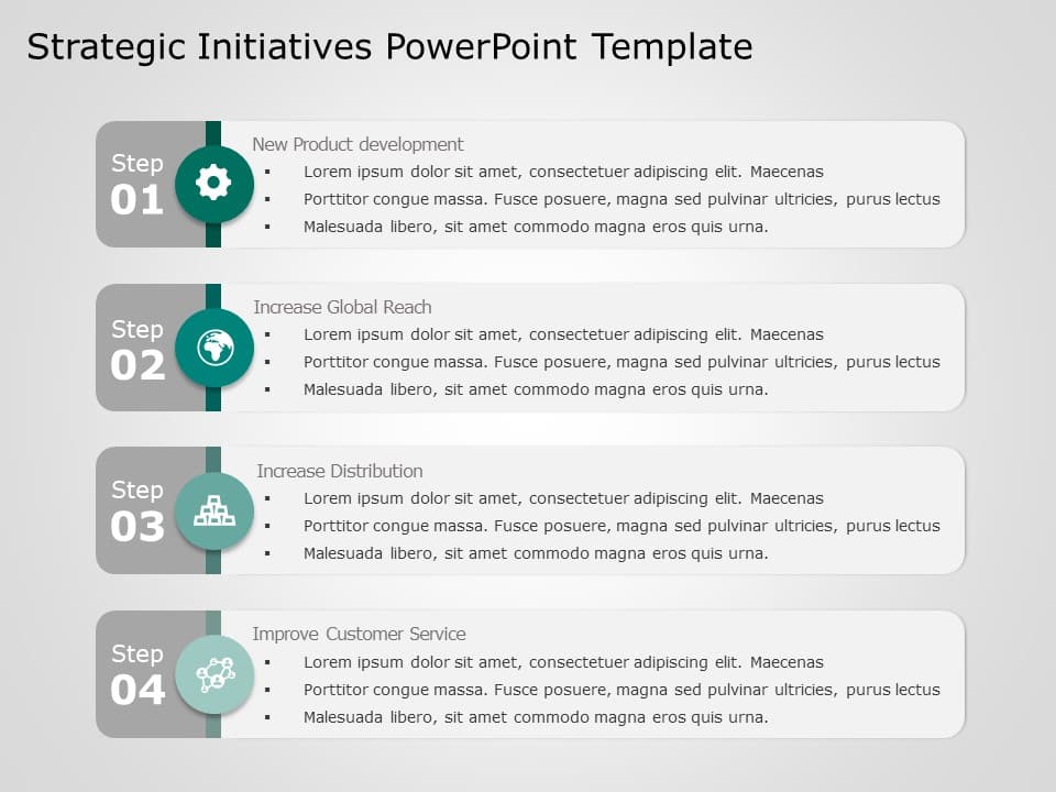 Free Business Plan Initiatives PowerPoint Template