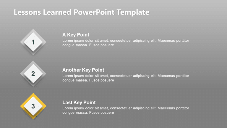 Lessons Learned PPT PowerPoint Template & Google Slides Theme