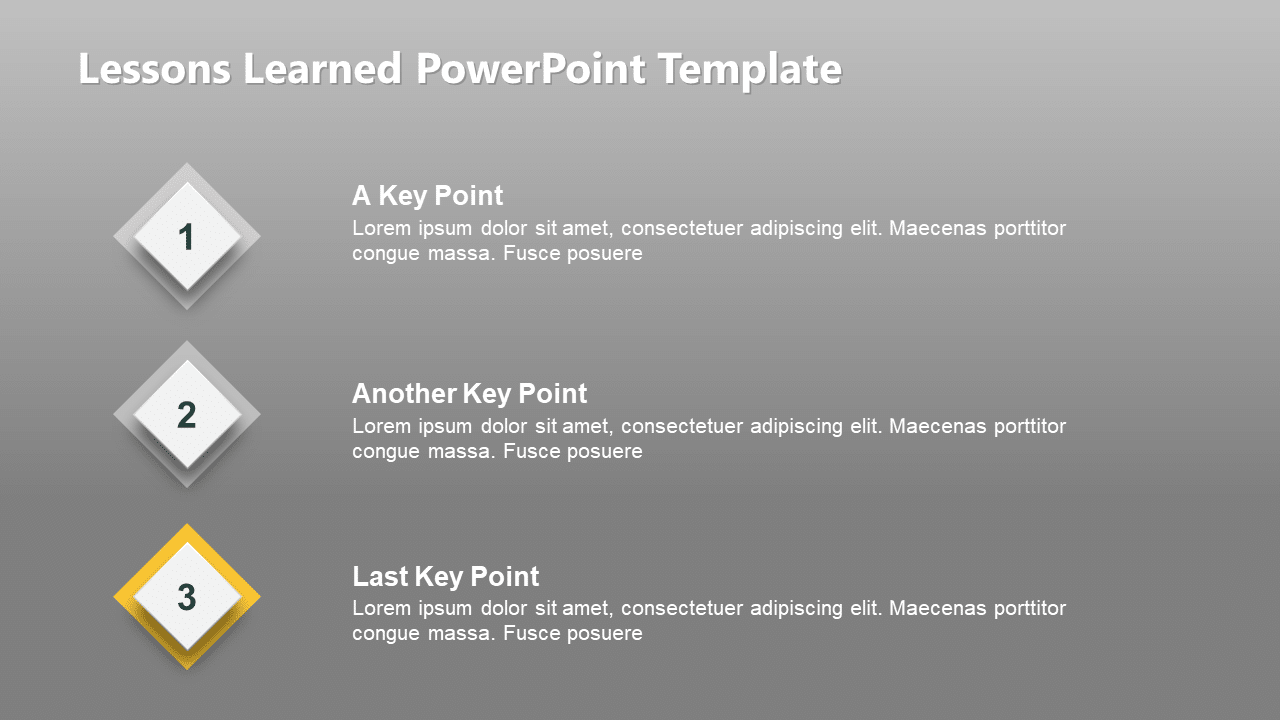 Lessons Learned PPT PowerPoint Template & Google Slides Theme