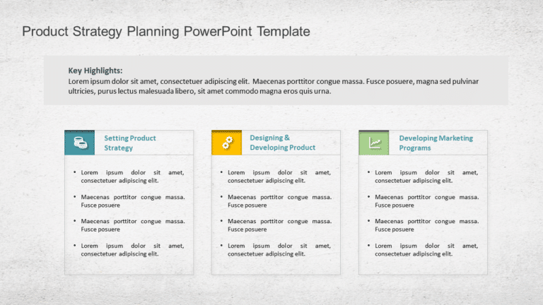 Product Strategy Planning PowerPoint Template & Google Slides Theme