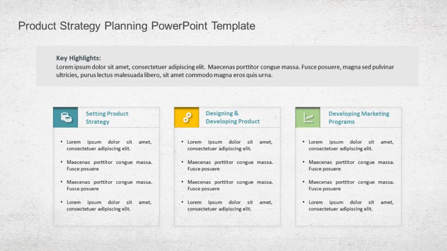 Product Strategy Planning PowerPoint Template