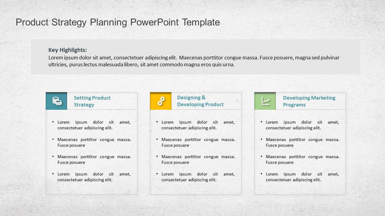 Product Strategy Planning PowerPoint Template & Google Slides Theme
