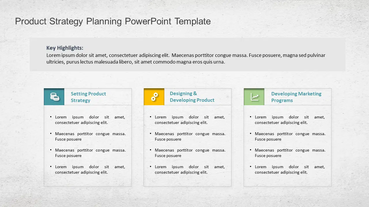 Product Strategy Planning PowerPoint Template & Google Slides Theme