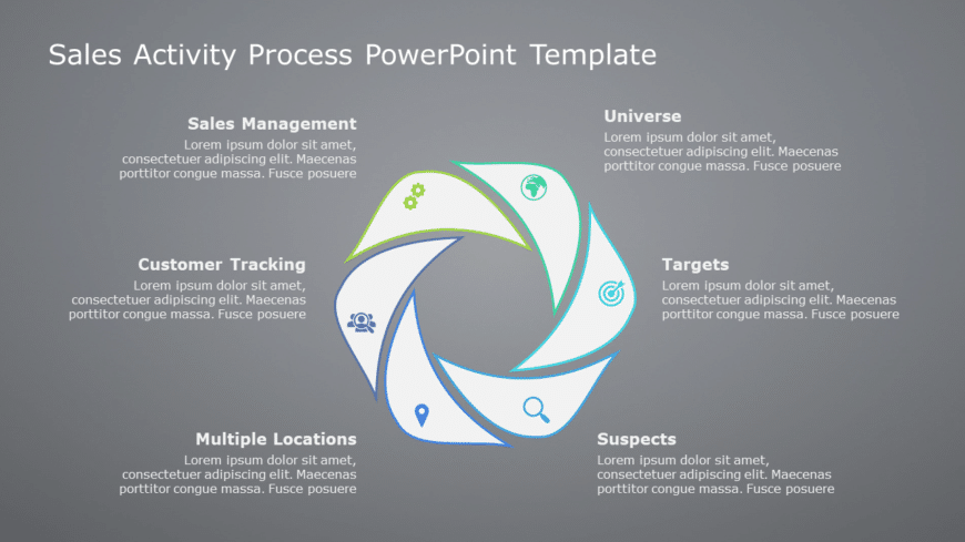 Sales Activity Process PowerPoint Template