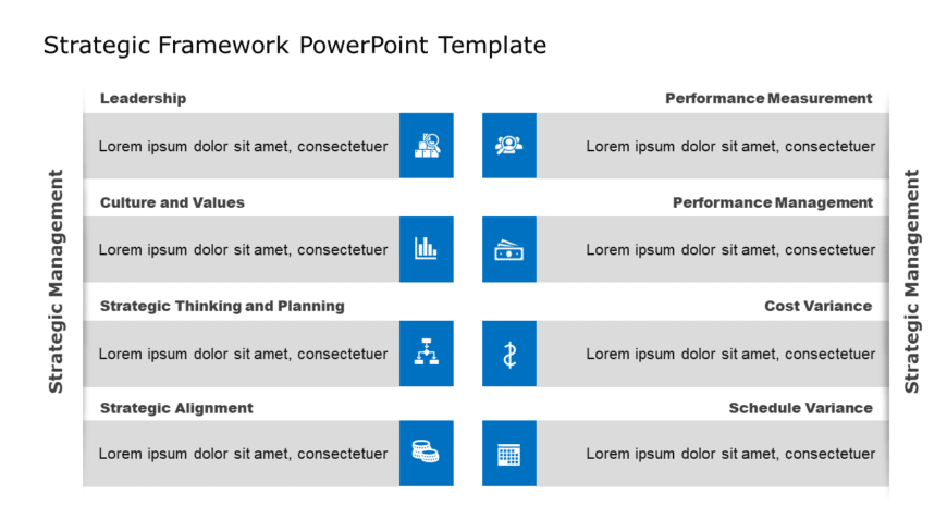 Strategic Framework PowerPoint Template